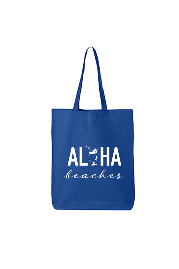 Aloha Beaches (cocktail) Cotton Canvas Tote Bag
