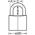 thumbnail image 2 of Master Lock 1-9/16” Covered Solid Body Padlock with 1-1/2” Shackle, 2 of 2