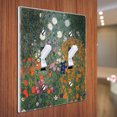 thumbnail image 3 of WIRESTER 2-Gang Toggle Wall Plate/Switch Plate Cover, Gustav Klimt Flower Garden, 3 of 6