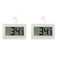 thumbnail image 3 of 2 Pcs Refrigerator Thermometer, Refrigerator With Compartment (White-1) White Poster, 3 of 10