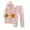 Pink, variant on Wancir Women's Plush Hooded Robe - Long Fleece Bathrobe with Pockets, Soft and Cozy Loungewear Robe