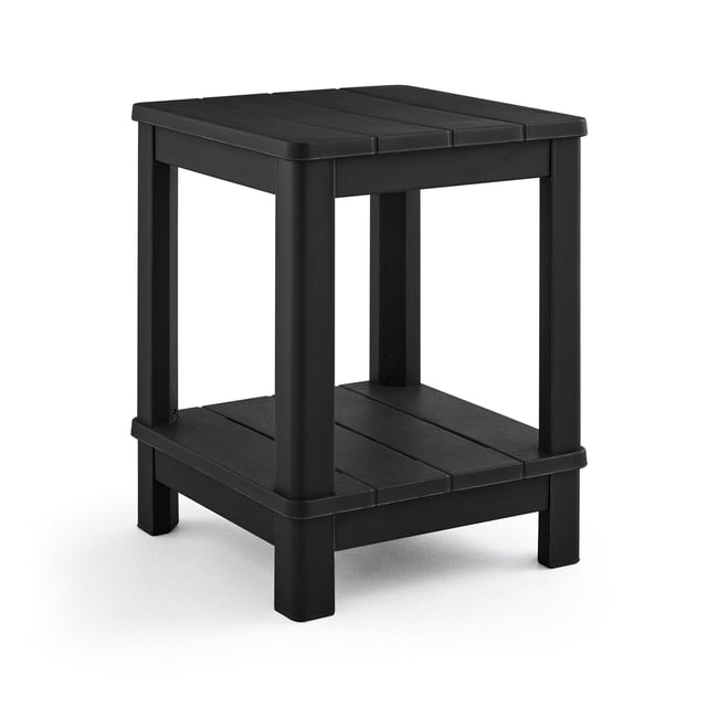 Mesa auxiliar Table Keter Deluxe Adirondack negra