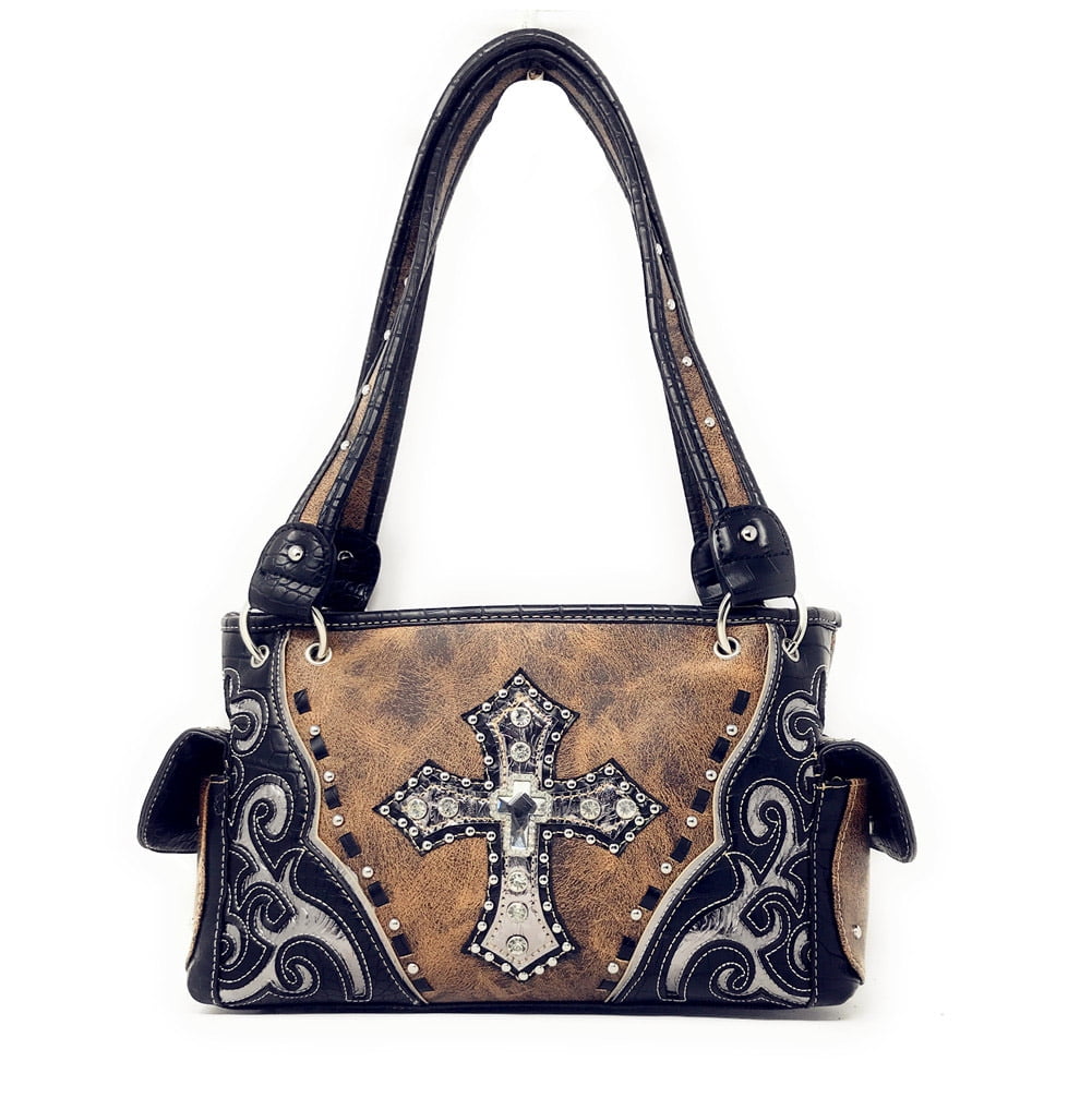 Rhinestone cross purse hotsell