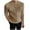 Khaki, variant on ZCFZJW Mens Casual Waffle Knit Striped Shirts Lightweight Solid Color Long Sleeve Button Down V Neck Henley T-Shirts Trendy Workout Pullover Tops Khaki XL