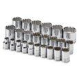 thumbnail image 1 of SK Hand Tools 1924 24 Piece 12 Point Standard Metric Socket Set 1/2 Inch Drive, 1 of 1