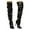 Black, variant on UngA Stiletto Boots Knee High Boots Women Pointed Toe Tall Boots Heel Long Boots Side Zipper Dress Knee High Boots Black,7.5