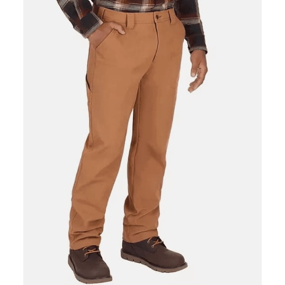 Coleman Men's Fleece Lined Pant Size 40 x 30 Toffee