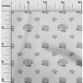 thumbnail image 2 of oneOone Cotton Poplin Light Gray Fabric Food Fabric For Sewing Printed Craft Fabric By The Yard 42 Inch Wide, 2 of 4