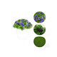 thumbnail image 3 of 4 Macetas Planta Artificiales Plástica Color Mezclado Bonsái, 3 of 4