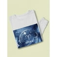 thumbnail image 3 of Watercolor Astrology I Sweatshirt Women -Grace Popp Designs, Female Small, 3 of 4