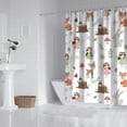 thumbnail image 2 of White Forest Fairy Pattern Shower Curtain 84"x72" ,Bathroom Decorative Shower Curtains Set with 12 Hooks,Modern Waterproof Washable Shower Curtain, 2 of 6