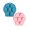 Blue,Pink, variant on Halloween Skull Skeleton Silicone Ice Cube Tray 7-Cavity Chocolate Candy Jelly Mold, 3D Non-Stick Baking Pan for Freezer Oven, Party Drinks Dessert Tool for Home Bar Celebration, 6.5", Blue