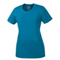 thumbnail image 5 of Port & Company Ladies Performance Tee-2XL (Neon Blue), 5 of 6