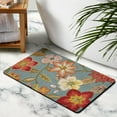 thumbnail image 4 of Modern Collection Non-Slip Vintage Floral Area Rug | 20x32 inch, Distressed Look | Brightens Up Your Living Room, Bathroom Decor, 4 of 5