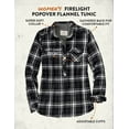 thumbnail image 3 of Legendary Whitetails Women's Firelight Popover Flannel Tunic Top, 3 of 7