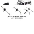 thumbnail image 2 of Eje trasero delantero completo de acero Tholdsy RCGOFOLLOW para 1/12 RC MN MN128 MN86 G500 accesorios Kits de construcción modelo Plata, 2 of 6