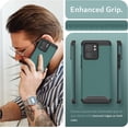 thumbnail image 6 of TUDIA Merge Magsafe Compatible Case for Motorola Edge 2023 Dual layer Heavy Duty - Hunter Green, 6 of 7