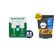 BiOFREEZE Cool the pain Menthol Pain Relief Roll-On, 3 fl. oz.