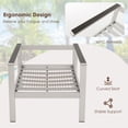 thumbnail image 4 of Gymax Fauteuil de Patio en Aluminium Contemporain avec Accoudoirs en PC, 4 of 6
