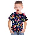 thumbnail image 5 of Ahuyic Summer Toddler Girls Short Sleeve Tshirt,Girls Casual Blouse And Tank Tops,Shirts For Kids Short Sleeve Graphic T-Shirt Round Neck Crop Top For 3-14 Years Girls And Boy T-Shirt Tee, 5 of 5