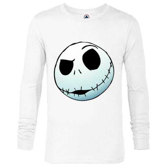 Disney Nightmare Before Christmas Jack Skellington - Long Sleeve T-Shirt for Men -Customized-White