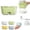 D, variant on Clearance Drain Rack under $5 Kitchen Colanders Bowl Set Double Layer Plastic Fruits Vegetable Washing Basket 2 In 1 Food Fruit Strainers Large Plastic Double Layered Strainer Basket For Cleanin