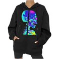 thumbnail image 1 of Sudadera de Cuello Redondo Para Mujer, Sudaderas Con Capucha de Gran Tamaño, Sudadera Con Patrón de Cosplay Para Otoño E Invierno, Abrigo Con Estampado de Características Odeerbi ODB139127, 1 of 8