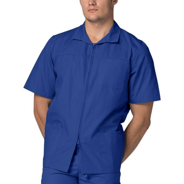 Adar Veste à Manches Courtes Zippée pour Homme Universal (Offert en 7 Couleurs)