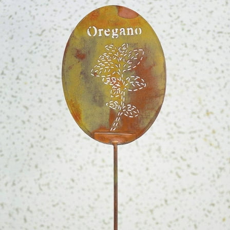 Oregano Herb Garden Stake