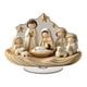 thumbnail image 1 of Soporte de Exhibición de Ornamentos, Figurina de Acrílico de los Ornamentos Giratorios de la Navidad 2D, Decoración de Navidad Religiosa Compacta para la Oficina Del Hogar Y el Regalo, 1 of 9