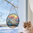 thumbnail image 5 of Turtle 16 Stained Glass Suncatcher Ornament, Xmas Hanging Ornament, Mother’S Day Ornament, Valentine Ornament Gift, Celebration Hanging Decor, Keepsake 2025, 5 of 6