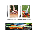 thumbnail image 3 of Juegos De Utensilios De Barbacoa De Acero Inoxidable Xtellar plateado, 3 of 4