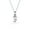 Silver-F, variant on Womens ABC Block Letter Initial Pendant Necklace Silver Alphabet