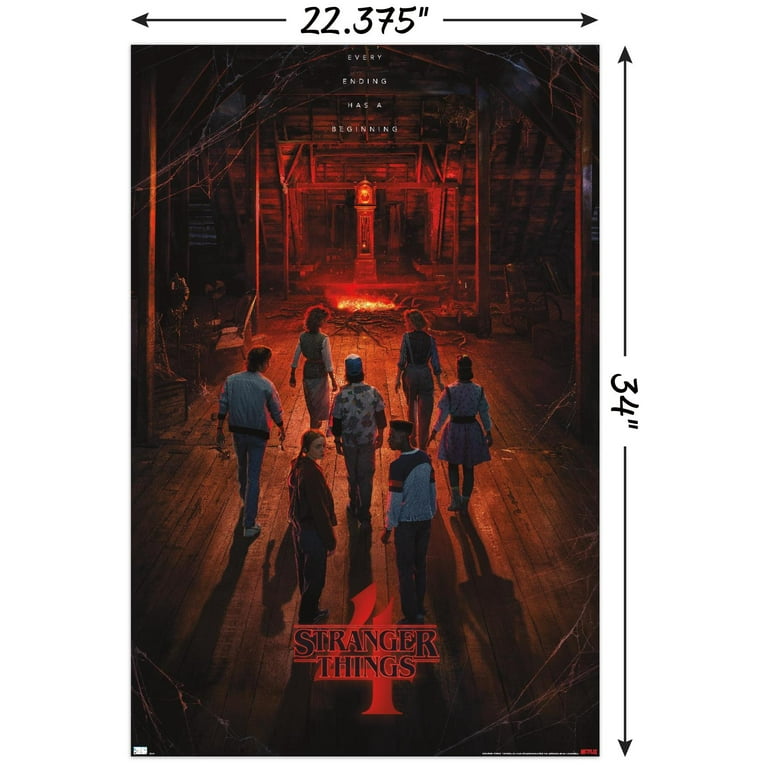 Netflix Stranger Things: Season 4 - Creel House Teaser One Sheet Wall  Poster, 22.375 x 34 