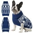 thumbnail image 1 of Jersey para perro AURUZA Christmas Turtleneck Azul S, 1 of 7