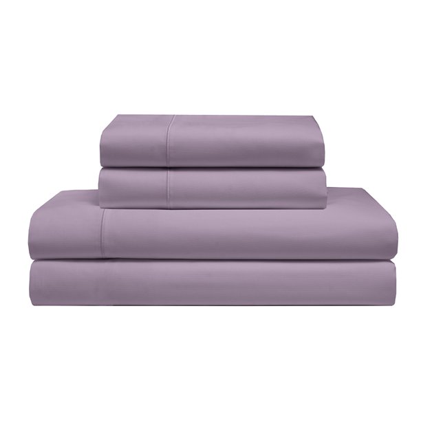 California King Cooling Comfort Cotton Smokey Plum Sheet Set Walmart