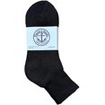 thumbnail image 5 of 36 Pairs Of Yacht & Smith Wholesale Bulk Womens Mid Ankle Socks, Cotton Sport Athletic Socks - Size 9-11 (Black), 5 of 5