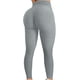 thumbnail image 1 of Pantalones de yoga de cintura alta para mujer Control de barriga Adelgazante Leggings texturizados para correr Entrenamiento Ruched Butt Lift Pants Xemadio WMZL-864-122, 1 of 4