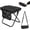 Black, variant on Camping Stool with  Strap,Ultralight Collapsible Handbag Style Stool,Pocket Portable Seat for Camping Travel Fishing Hiking Beach Backpacking Gardening Picnics-L(Black)