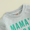 thumbnail image 5 of Bagilaanoe Toddler Baby Girl Boy Casual Sweatshirt Long Sleeve Letter Print Pullover 6M 12M 18M 24M 3T 4T Kids Spring Loose Tee Tops, 5 of 8