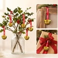 thumbnail image 4 of 24 Pack Christmas Hanging Ornaments with Printed Ribbon,Christmas Mood-Creating Decorations for Christmas Tree Gift Decor,DIY Holiday Arrangement and Home Styling,Gold, 4 of 8