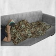 thumbnail image 6 of Paisley Soft Flannel Fleece Throw Blanket, Flower Blossoms in Style Pattern Antique Swirled Design, Cozy Plush for Indoor and Outdoor Use, 50" x 60", Multicolor, by Ambesonne, 6 of 6