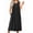 Black, variant on Nightgowns for Women Long Sleeveless Night Gowns Ladies Soft Nightdress Victorian Sleepwear with Pockets