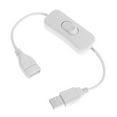 thumbnail image 4 of BELOVING 2xUSB 2.0 A Male to A Female Extension Extender Cable With Switch ON OFF, 4 of 10