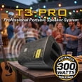 thumbnail image 5 of Bafle Amplificado Bluetooth Recargable 8" Steelpro T3-pro Negro, 5 of 5