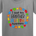 thumbnail image 4 of Inktastic I Love My Brother Autism Awareness Youth T-Shirt, 4 of 5