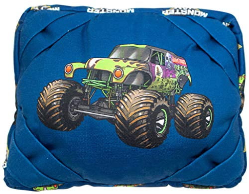 Monster Jam Grave Digger iPad 8 by 10 Inch Tablet Pillow, 100% Microfiber, Blue