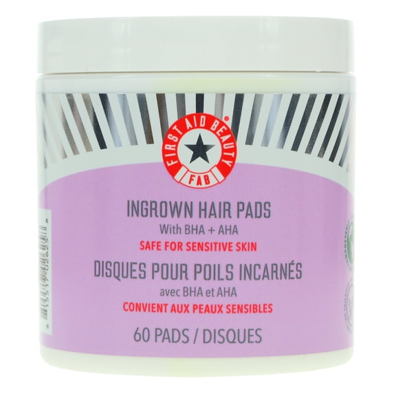 First Aid Beauty Ingrown Hair Pads with BHA & AHA 60 ct
