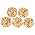 thumbnail image 5 of MLINS Khaki Rattan Woven Balls for Decor Made of Plastic Great for Party Scene Layout 5pcs, 5 of 8