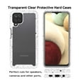 thumbnail image 3 of Sturdy Clear Case for Samsung Galaxy A12 5G / Galaxy A13 5G, Tekcoo Full Body Heavy Duty Protection Tempered Glass Screen Protector Shockproof Rugged Case Cover -Clear, 3 of 11